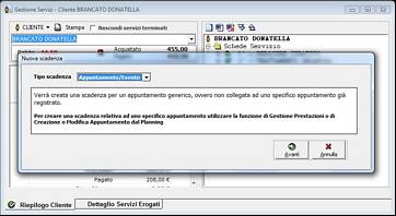 GESTIONE SCADENZE