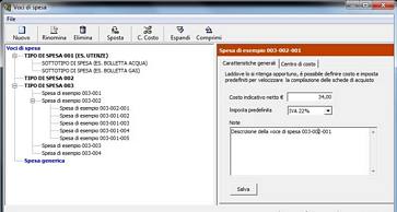GESTIONE SPESE